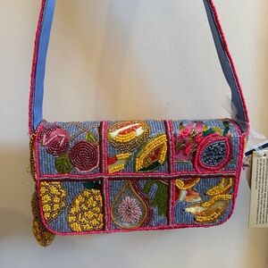 Colorful Beaded Women's Bag